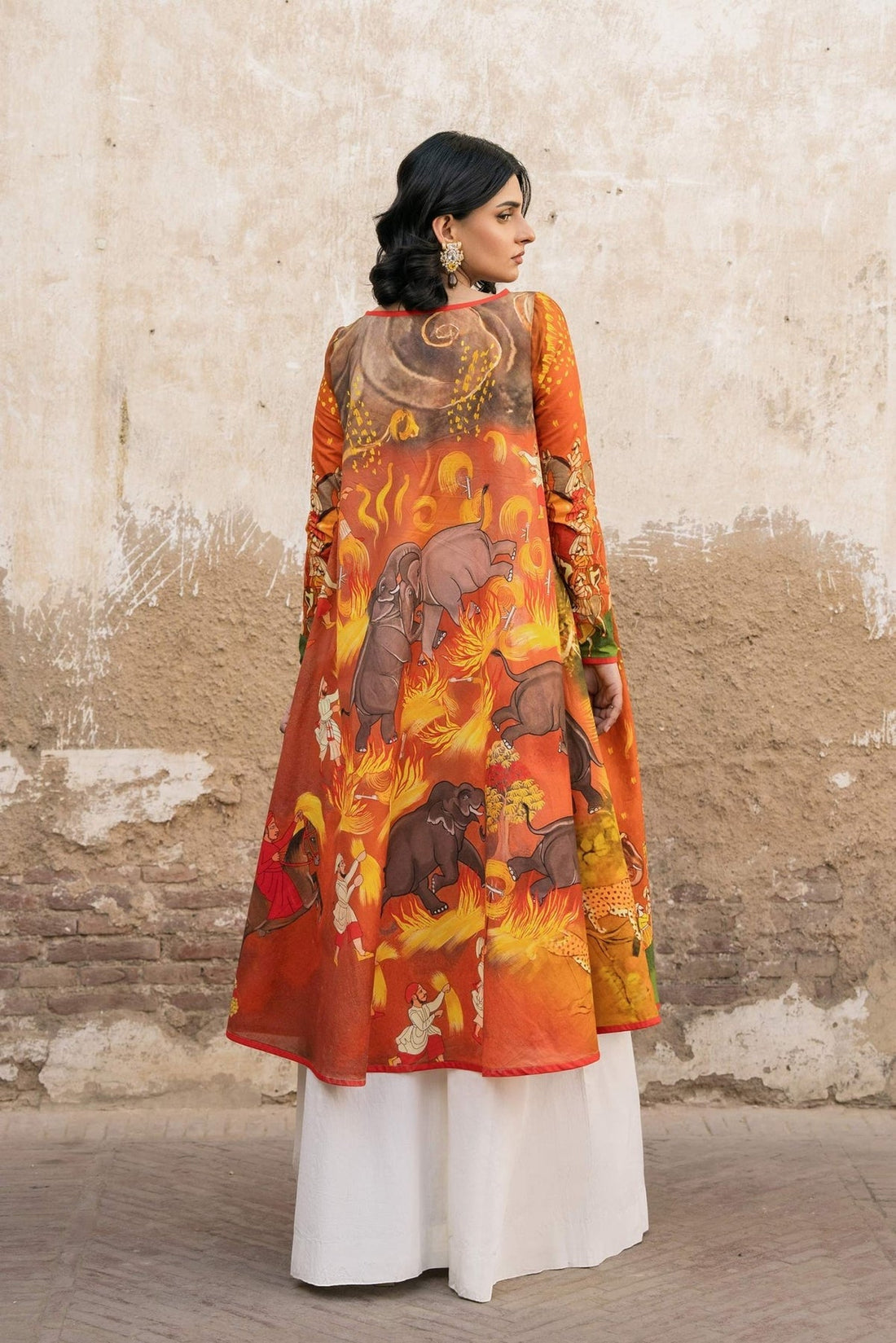 Fahad Hussayn | Lawn Banger | Baori by Fahad Hussayn - Designer Dress - Type: Ladies Clothes - Available at Sana Yasir - 100% Original