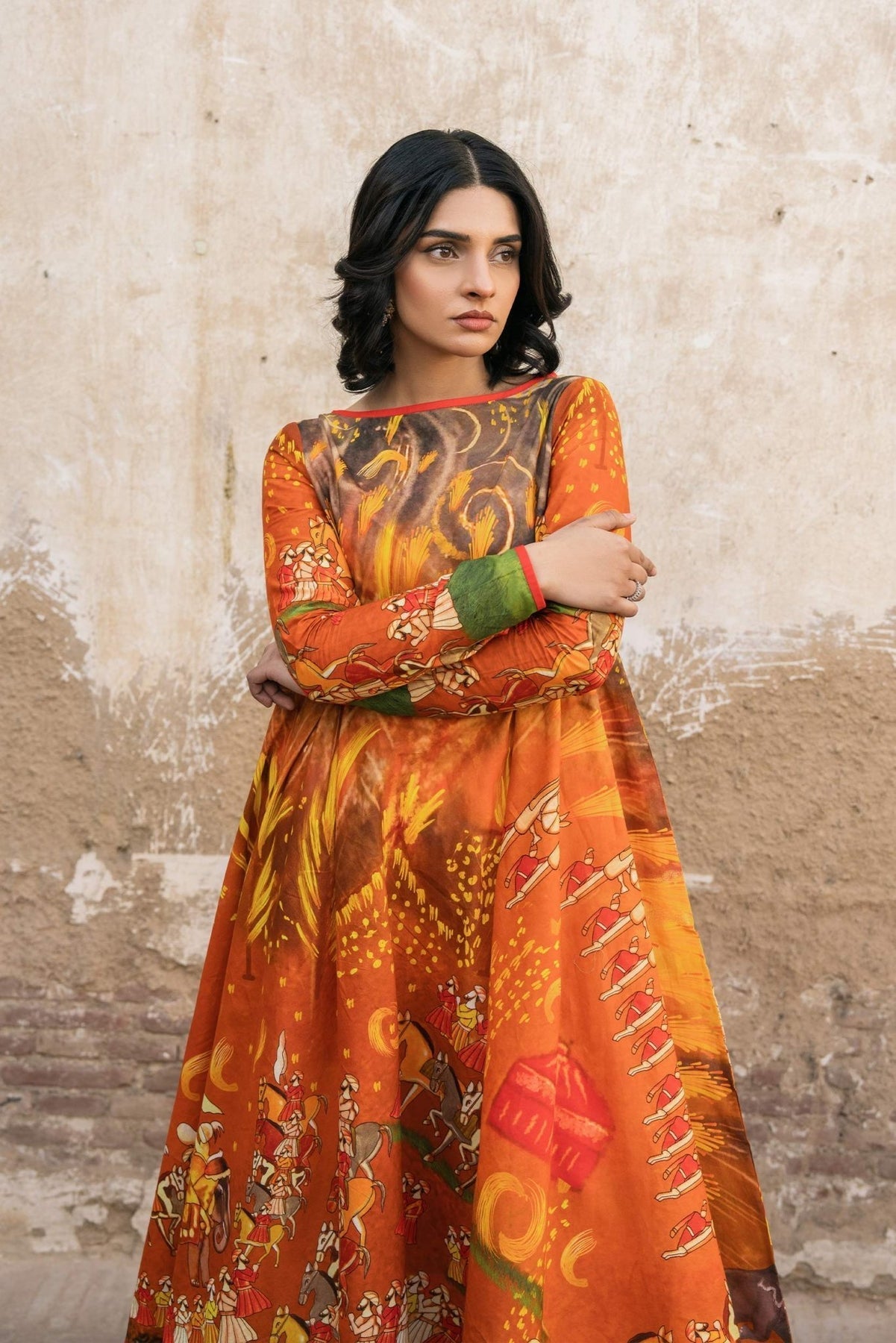 Fahad Hussayn | Lawn Banger | Baori by Fahad Hussayn - Designer Dress - Type: Ladies Clothes - Available at Sana Yasir - 100% Original