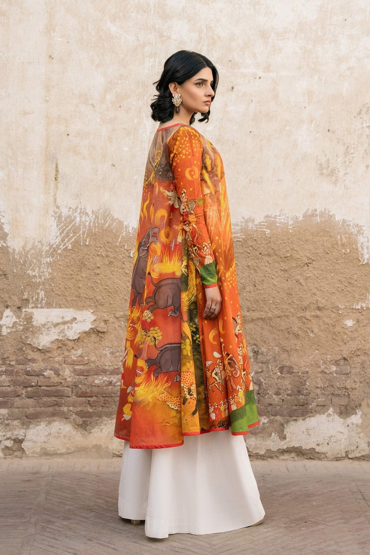 Fahad Hussayn | Lawn Banger | Baori by Fahad Hussayn - Designer Dress - Type: Ladies Clothes - Available at Sana Yasir - 100% Original