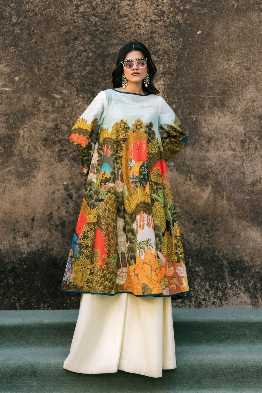 Fahad Hussayn | Lawn Banger | Chagatai by Fahad Hussayn - Designer Dress - Type: Ladies Clothes - Available at Sana Yasir - 100% Original