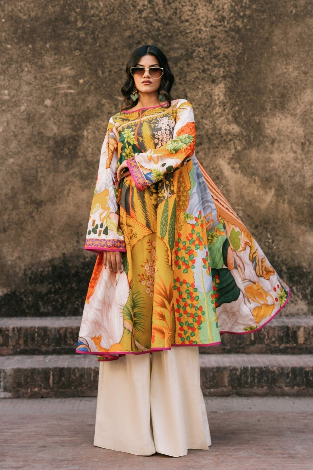 Fahad Hussayn | Lawn Banger | Jaisamand by Fahad Hussayn - Designer Dress - Type: Ladies Clothes - Available at Sana Yasir - 100% Original