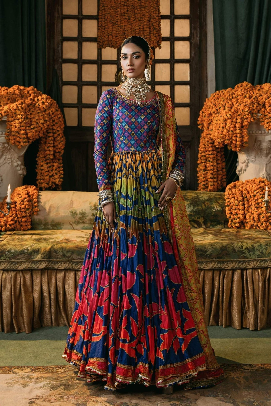 Fahad Hussayn | Lawn Banger | Maharana by Fahad Hussayn - Designer Dress - Type: Ladies Clothes - Available at Sana Yasir - 100% Original
