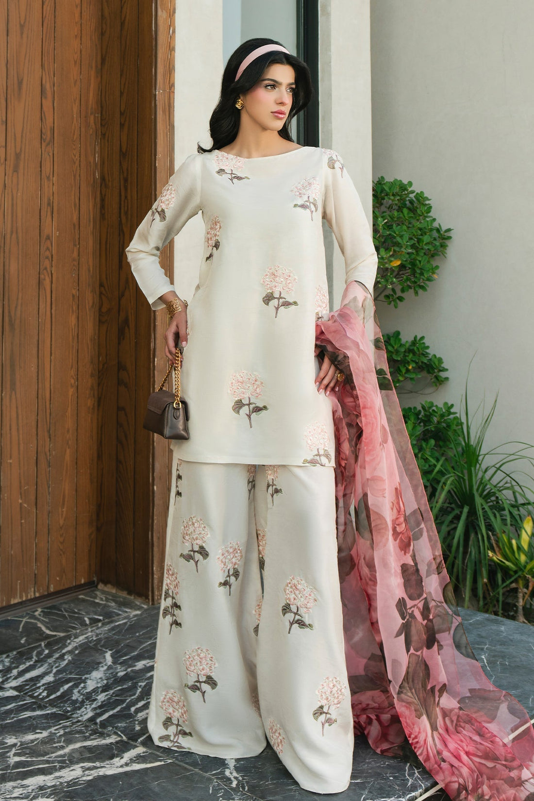 Fahad Hussayn | Lawn Banger | Peony by Erum Khan - Designer Dress - Type: Ladies Clothes - Available at Sana Yasir - 100% Original