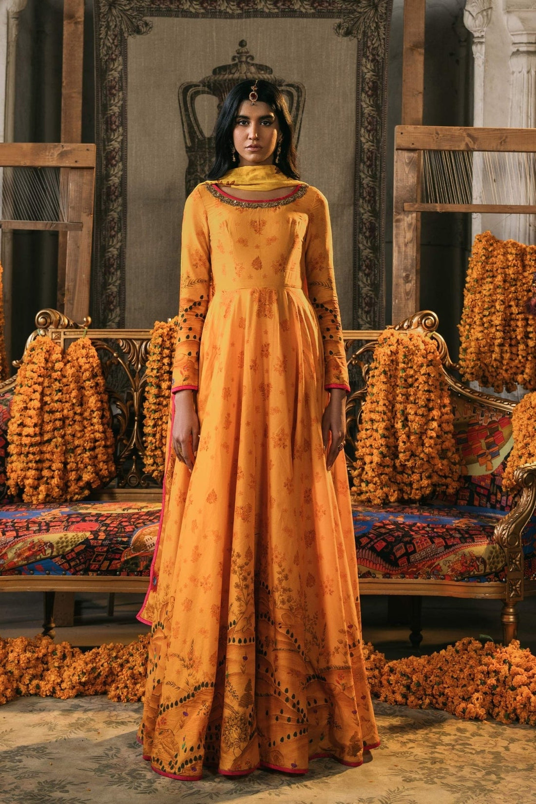Fahad Hussayn | Lawn Banger | Rawzat by Fahad Hussayn - Designer Dress - Type: Ladies Clothes - Available at Sana Yasir - 100% Original