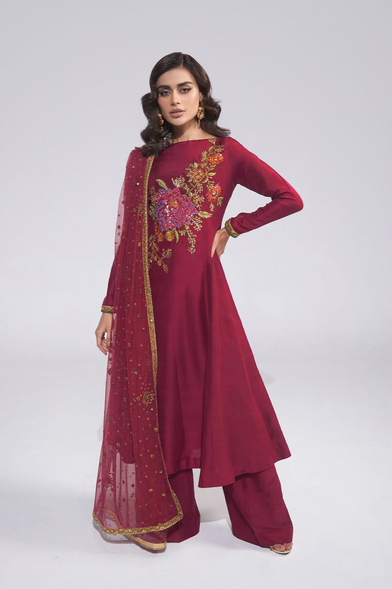 Fahad Hussayn | Luxury Pret | Maier by Fahad Hussayn - Designer Dress - Type: Ladies Clothes - Available at Sana Yasir - 100% Original