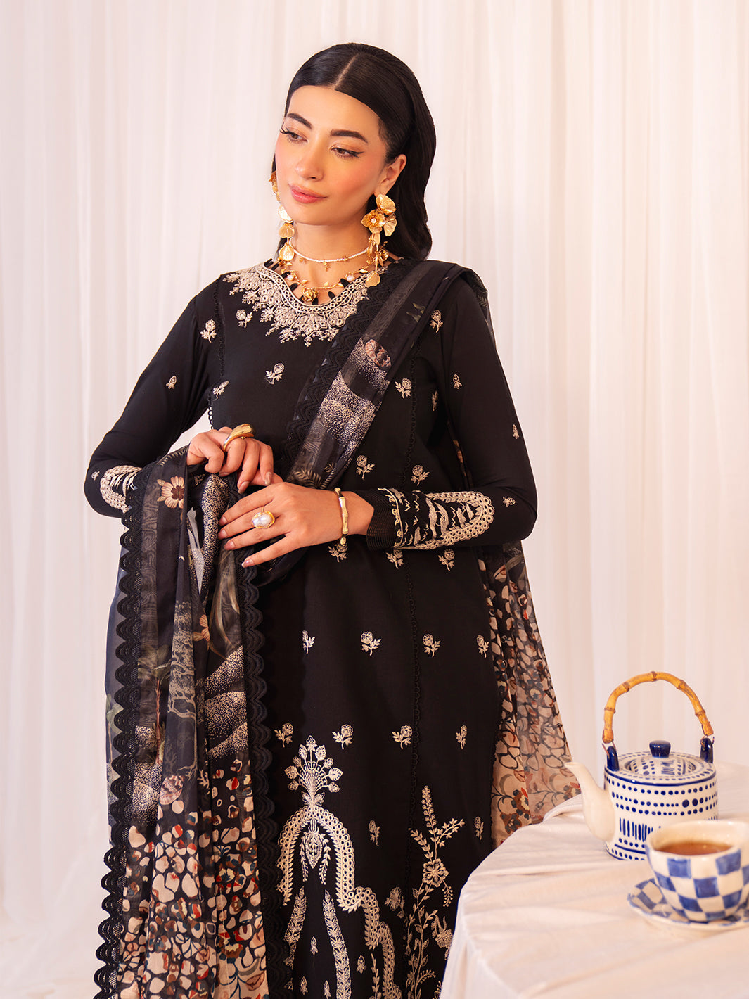 Faiza Faisal | Celine Eid 25 | ADELE by Faiza Faisal - Designer Dress - Type: Ladies Clothes - Available at Sana Yasir - 100% Original