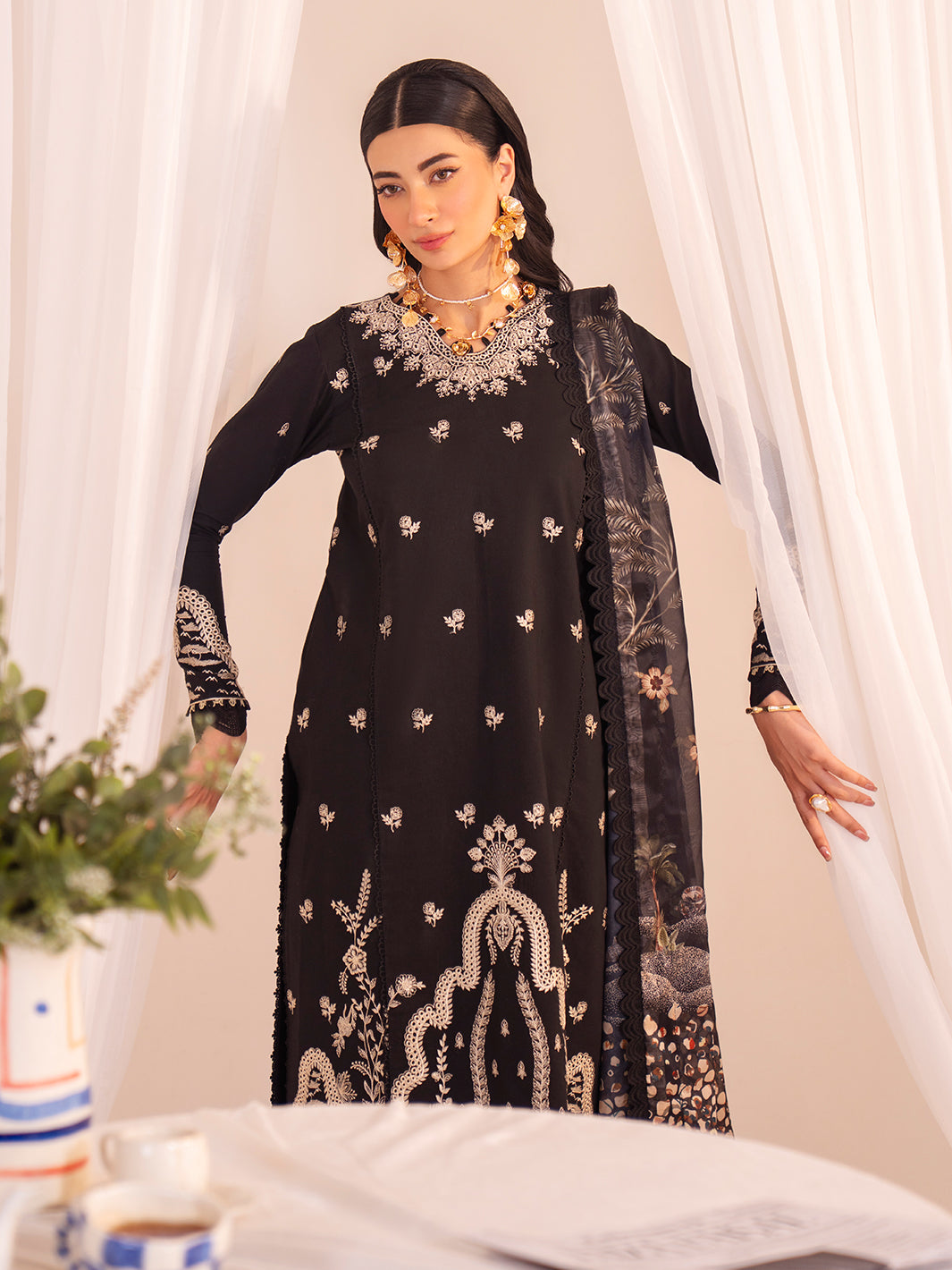 Faiza Faisal | Celine Eid 25 | ADELE by Faiza Faisal - Designer Dress - Type: Ladies Clothes - Available at Sana Yasir - 100% Original