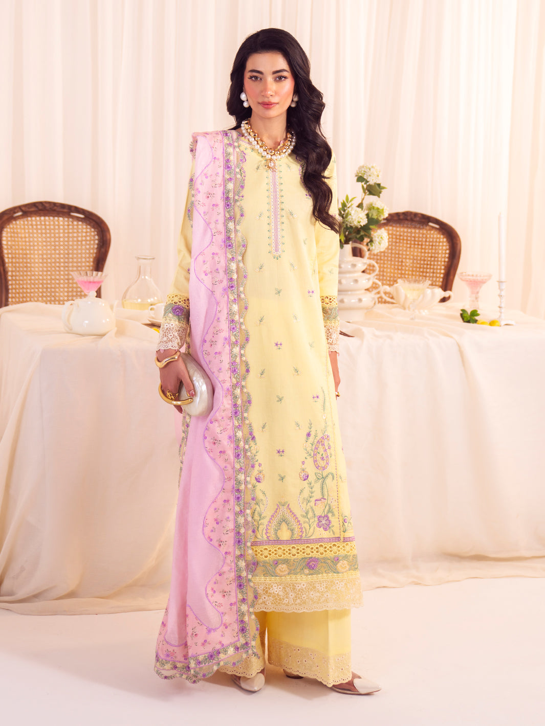 Faiza Faisal | Celine Eid 25 | CELIA by Faiza Faisal - Designer Dress - Type: Ladies Clothes - Available at Sana Yasir - 100% Original