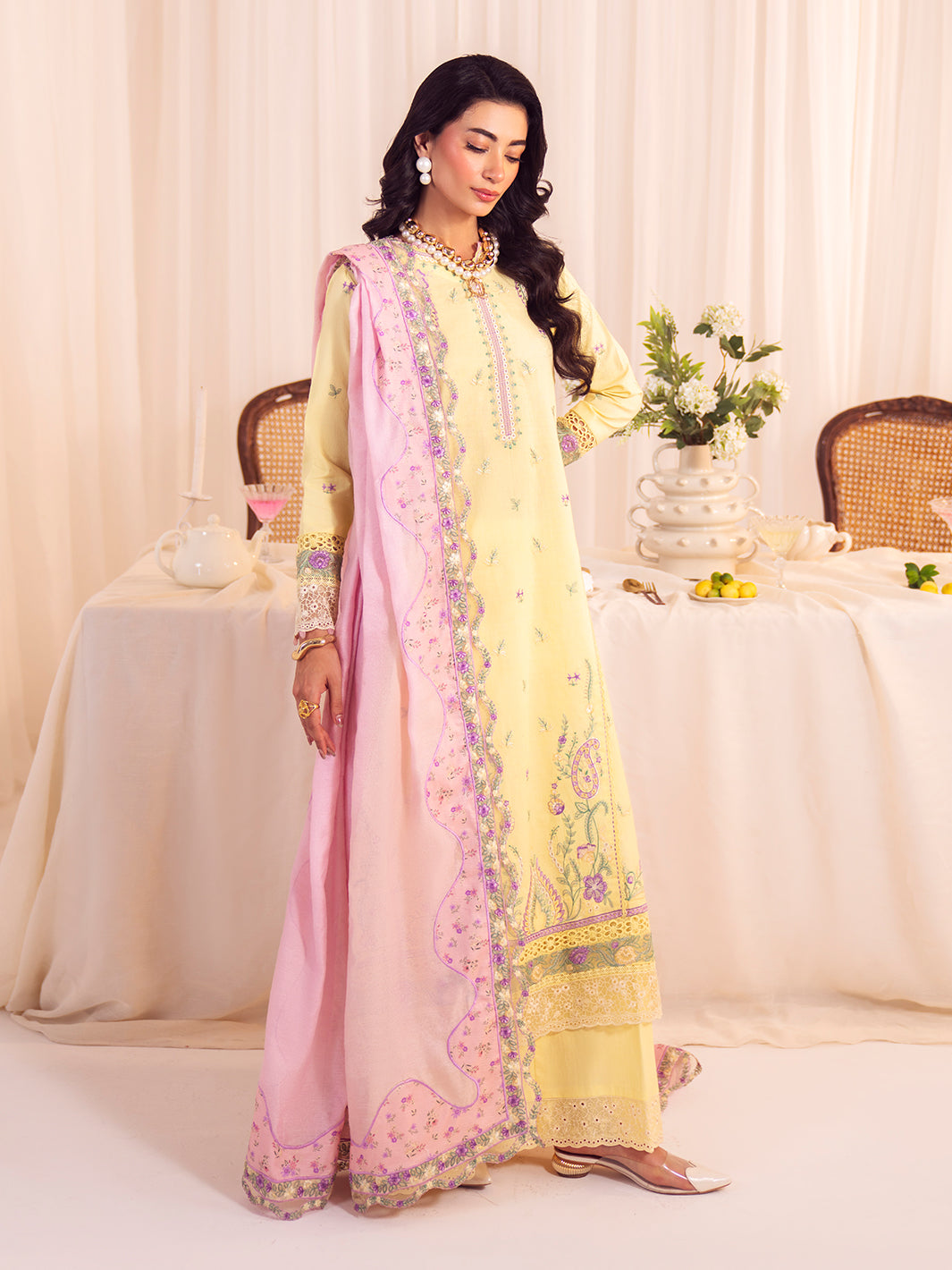 Faiza Faisal | Celine Eid 25 | CELIA by Faiza Faisal - Designer Dress - Type: Ladies Clothes - Available at Sana Yasir - 100% Original