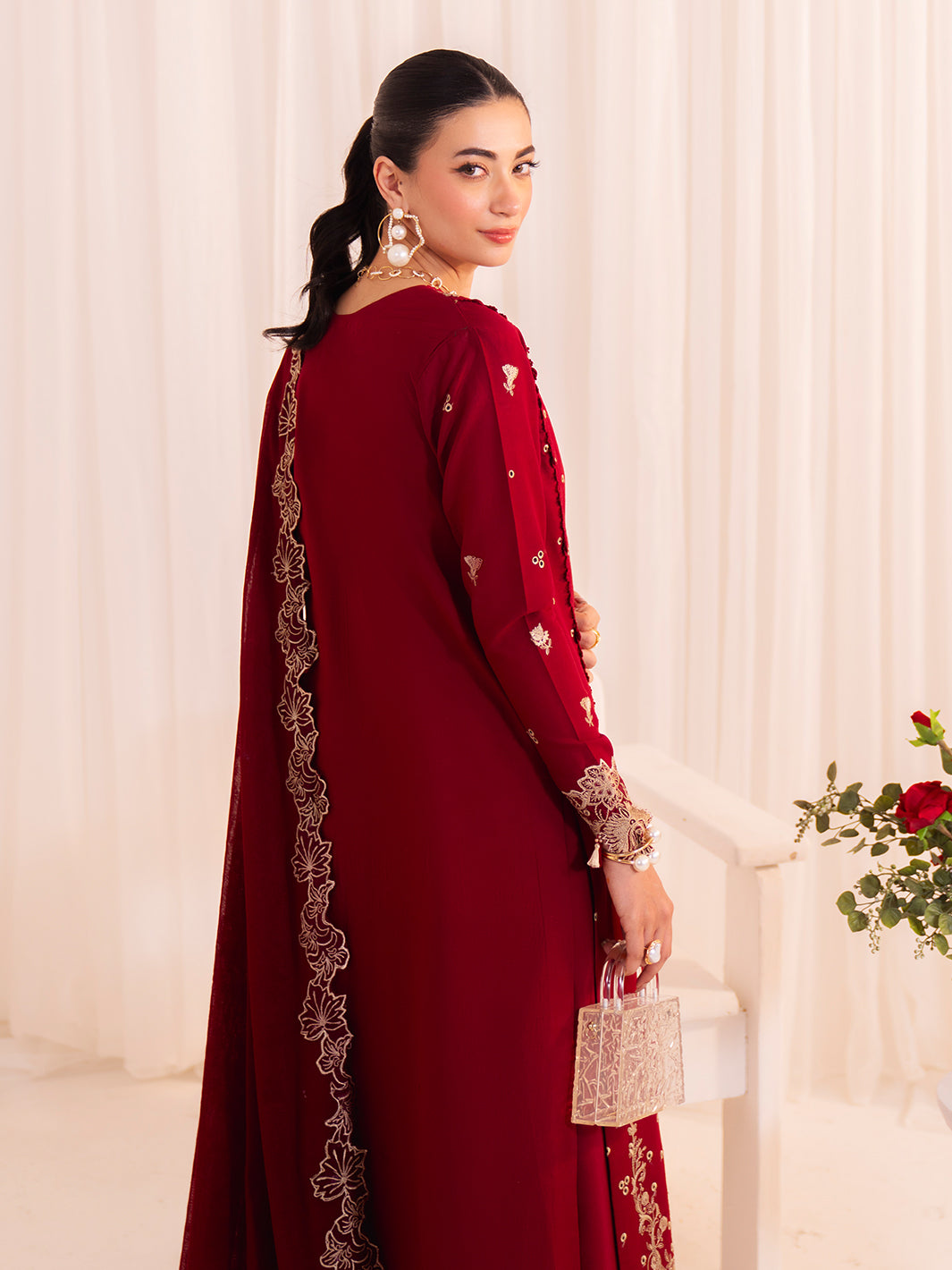 Faiza Faisal | Celine Eid 25 | ELINA by Faiza Faisal - Designer Dress - Type: Ladies Clothes - Available at Sana Yasir - 100% Original