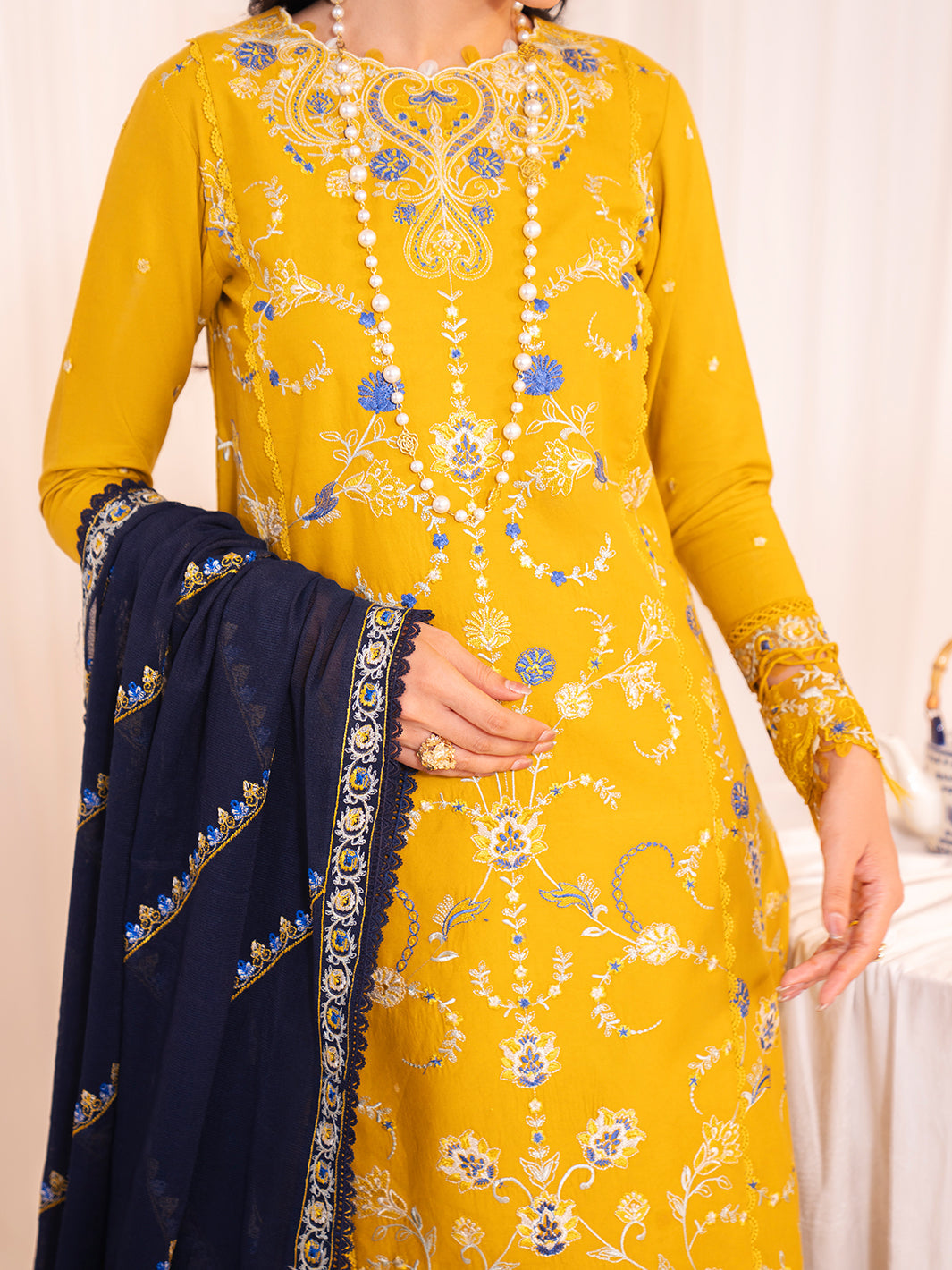 Faiza Faisal | Celine Eid 25 | FREYA by Faiza Faisal - Designer Dress - Type: Ladies Clothes - Available at Sana Yasir - 100% Original