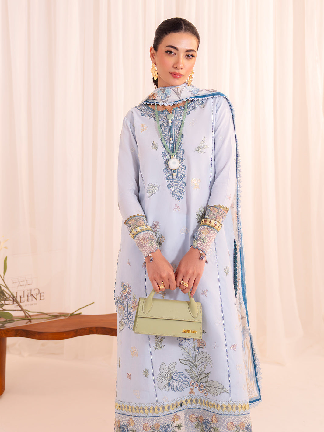 Faiza Faisal | Celine Eid 25 | ROMY by Faiza Faisal - Designer Dress - Type: Ladies Clothes - Available at Sana Yasir - 100% Original