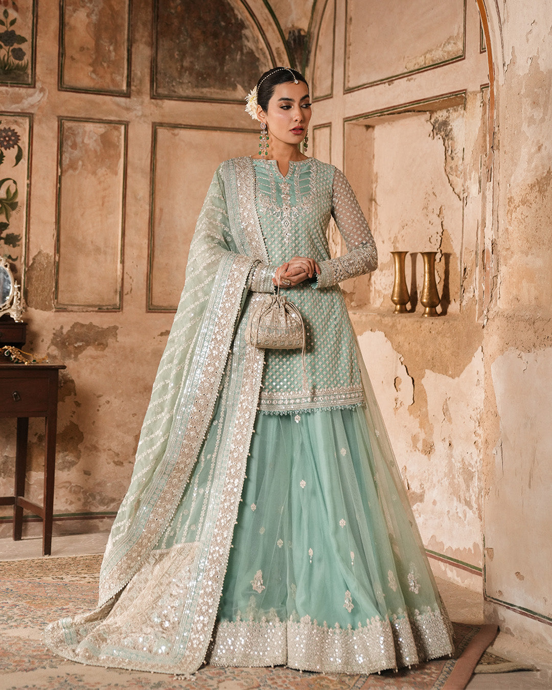 Faiza Saqlain | Zimmal Formals | Valari by Faiza Saqlain - Designer Dress - Type: Ladies Clothes - Available at Sana Yasir - 100% Original