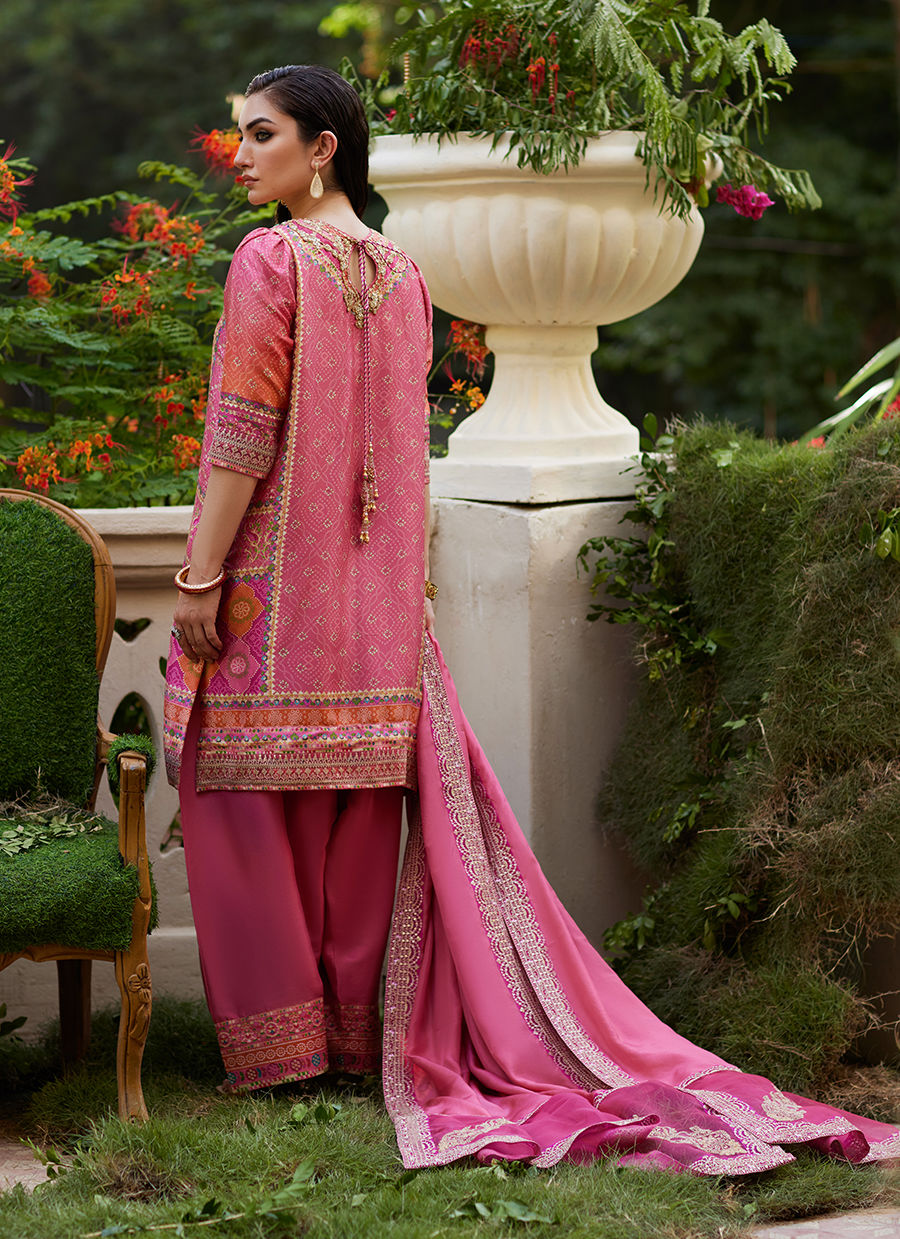 Farah Talib Aziz | Mayna Festive Prints 24 | Abila Shirt And Dupatta by Farah Talib Aziz - Designer Dress - Type: Ladies Clothes - Available at Sana Yasir - 100% Original