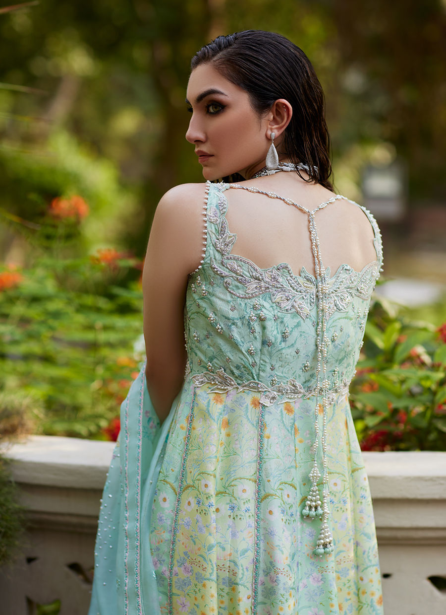 Farah Talib Aziz | Mayna Festive Prints 24 | Ifaa Kalidaar by Farah Talib Aziz - Designer Dress - Type: Ladies Clothes - Available at Sana Yasir - 100% Original