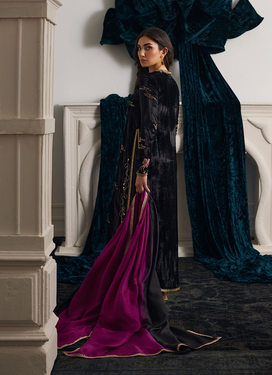 Farah Talib Aziz | Velvets The After Party | ANEMOS SHIRT AND DUPATTA by Farah Talib Aziz - Designer Dress - Type: Ladies Clothes - Available at Sana Yasir - 100% Original