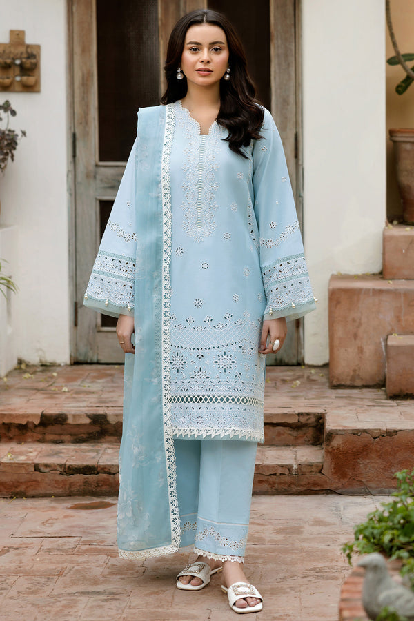 Farasha | Summer Weaves Embroidered Lawn | Sky Haze by Farasha - Designer Dress - Type: Ladies Clothes - Available at Sana Yasir - 100% Original
