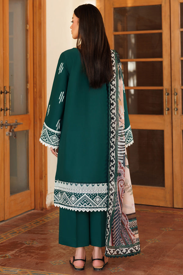 Farasha | Summer Weaves Embroidered Lawn | Teal Essence by Farasha - Designer Dress - Type: Ladies Clothes - Available at Sana Yasir - 100% Original
