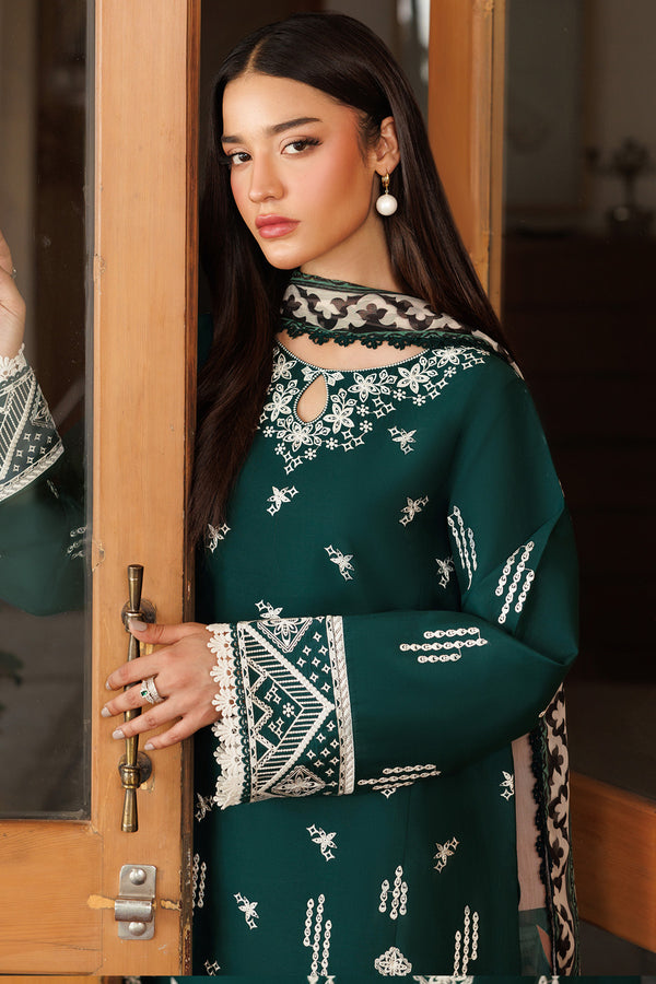 Farasha | Summer Weaves Embroidered Lawn | Teal Essence by Farasha - Designer Dress - Type: Ladies Clothes - Available at Sana Yasir - 100% Original