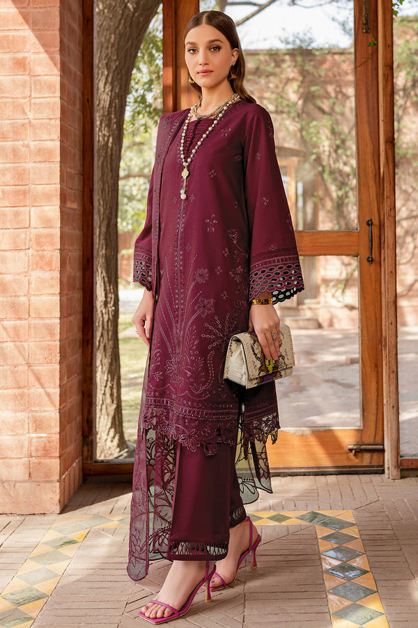 Farasha | Summer Weaves Embroidered Lawn | Zella by Farasha - Designer Dress - Type: Ladies Clothes - Available at Sana Yasir - 100% Original