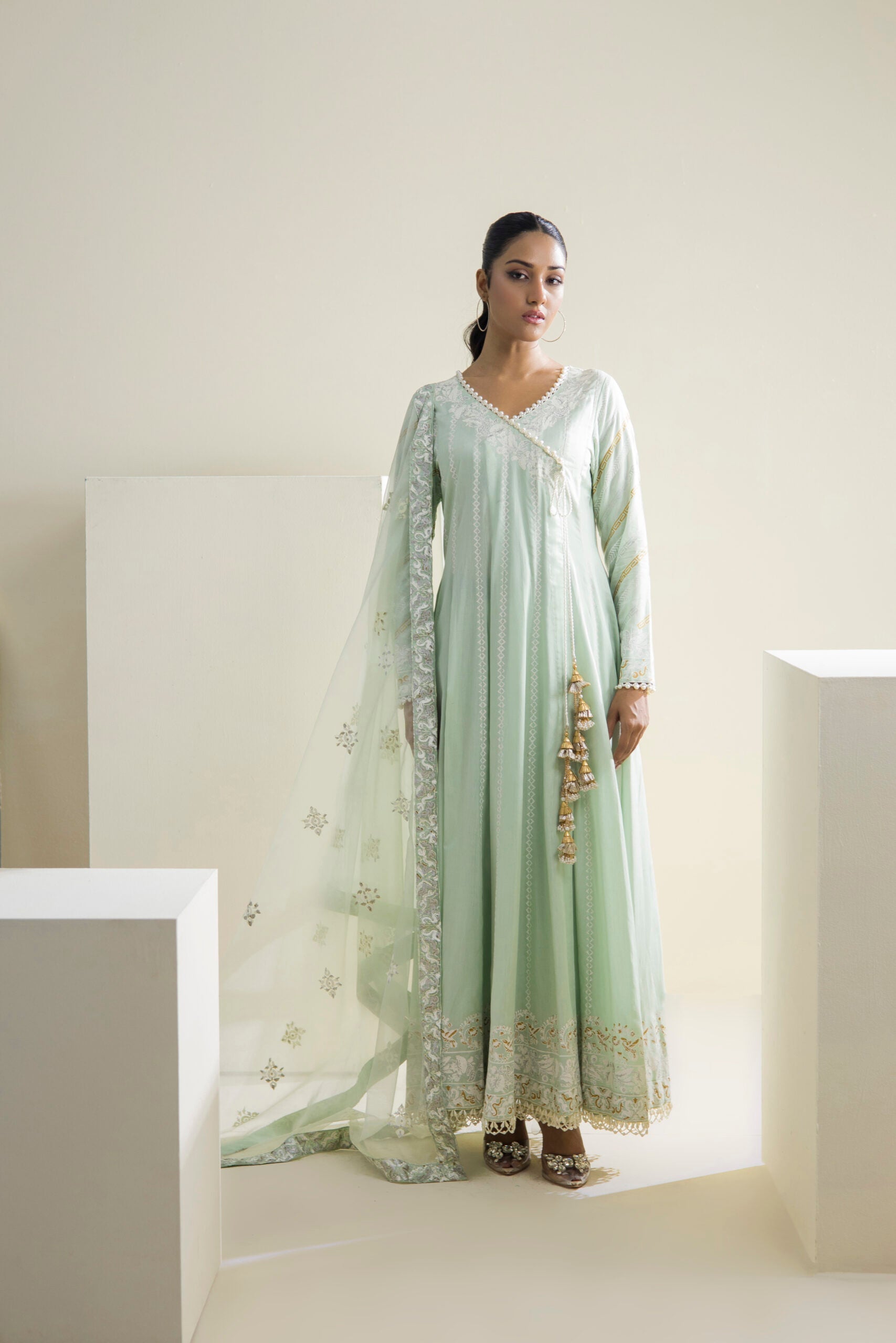 Farhat Jahan | Luxury Pret | Aabroo by Farhat Jahan - Designer Dress - Type: Formal - Available at Sana Yasir - 100% Original