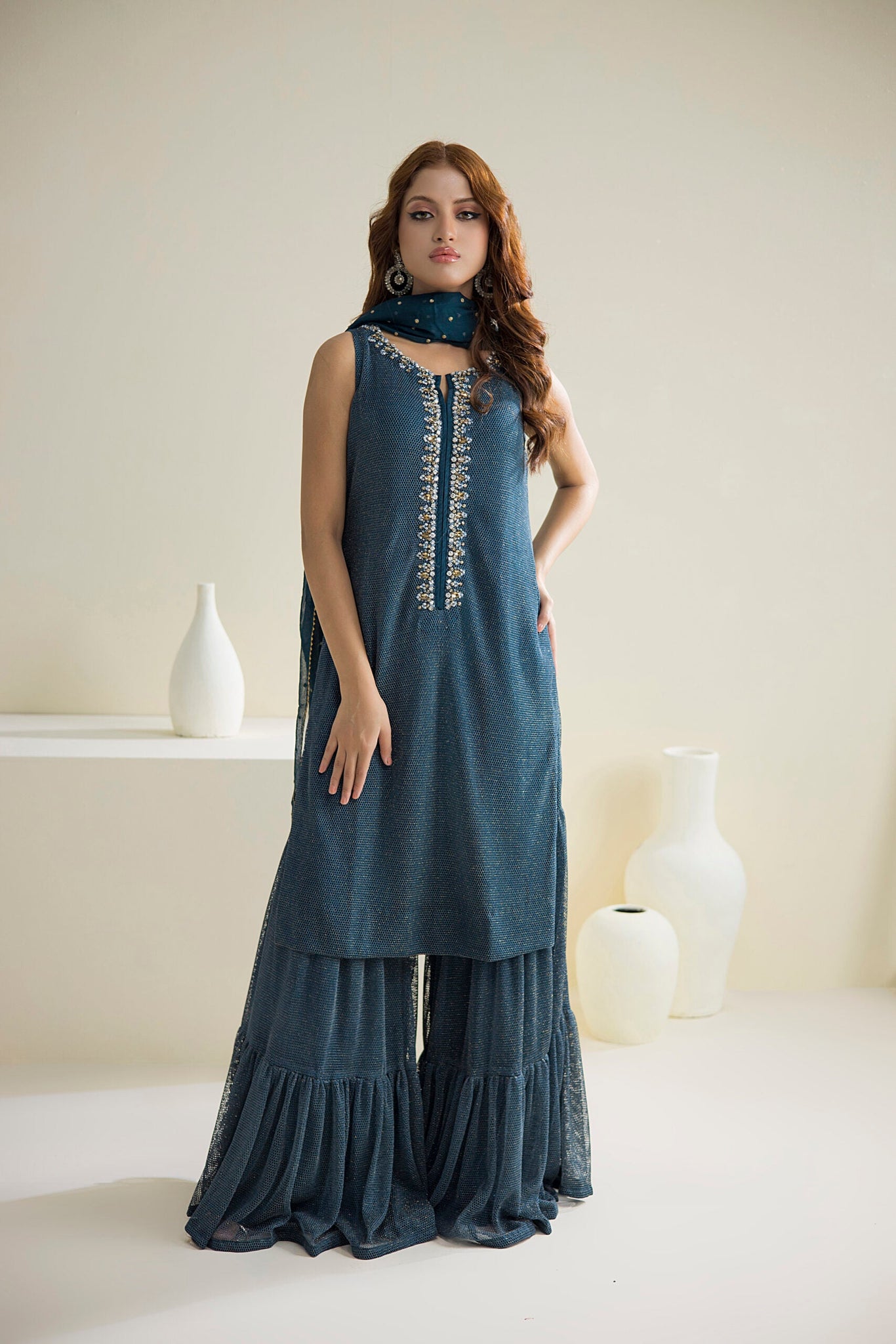Farhat Jahan | Luxury Pret | Camille by Farhat Jahan - Designer Dress - Type: Formal - Available at Sana Yasir - 100% Original