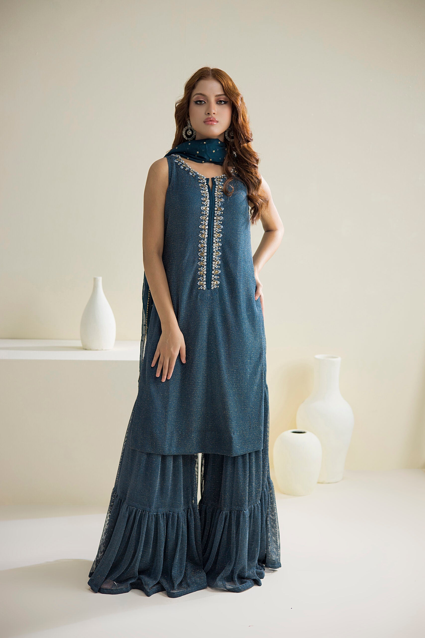 Farhat Jahan | Luxury Pret | Camille by Farhat Jahan - Designer Dress - Type: Formal - Available at Sana Yasir - 100% Original