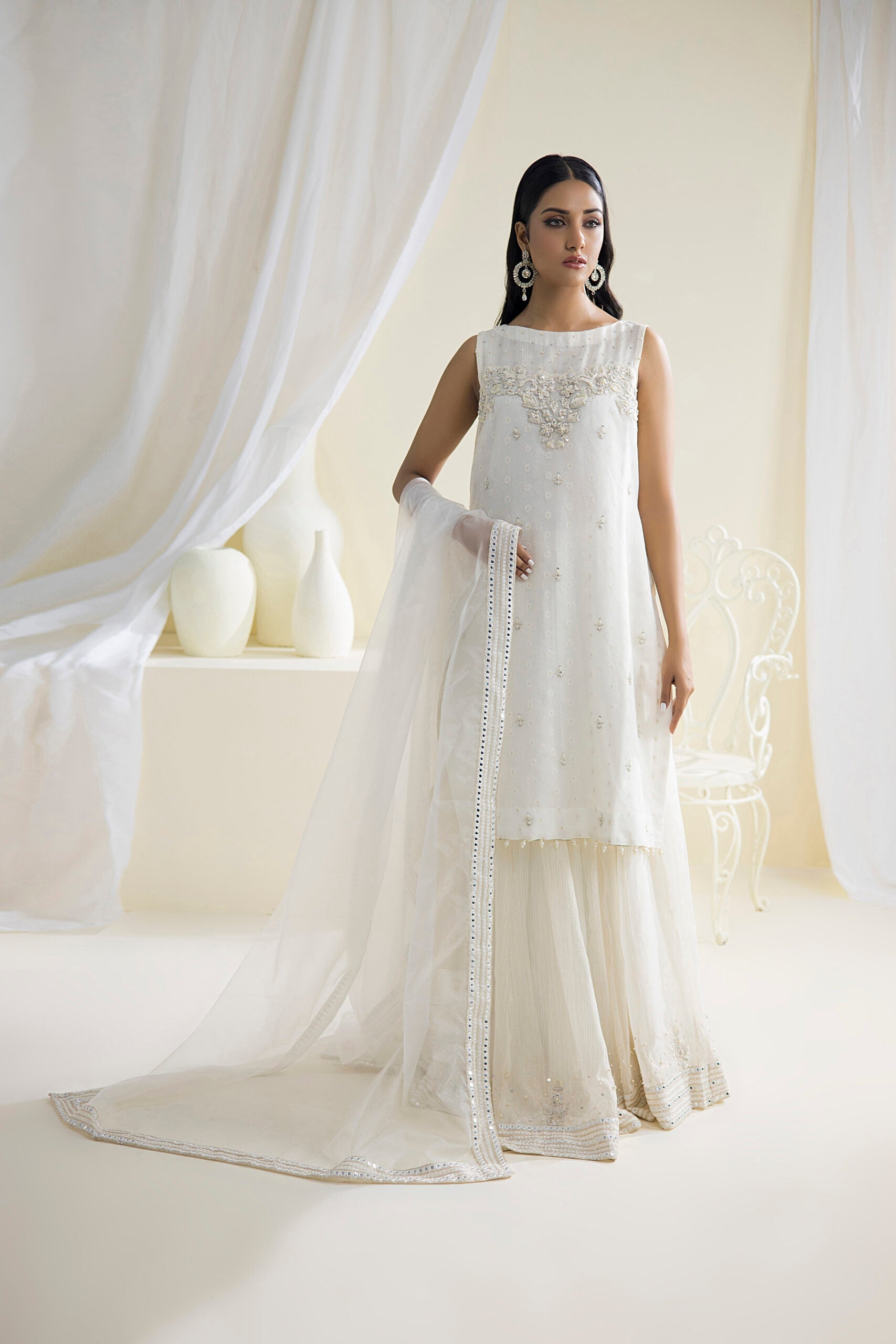 Farhat Jahan | Luxury Pret | Chloe by Farhat Jahan - Designer Dress - Type: Formal - Available at Sana Yasir - 100% Original
