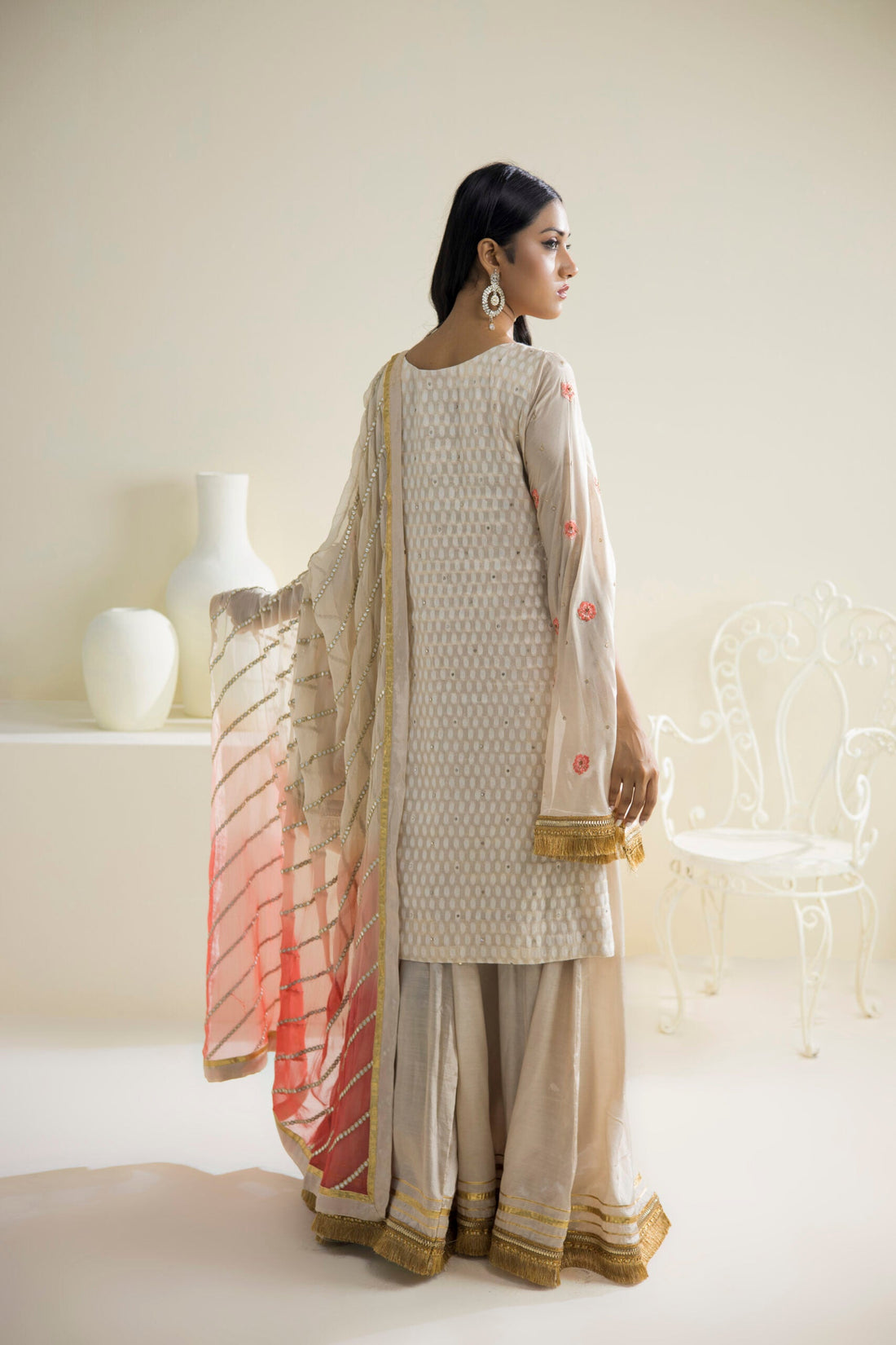 Farhat Jahan | Luxury Pret | Qainaat by Farhat Jahan - Designer Dress - Type: Formal - Available at Sana Yasir - 100% Original