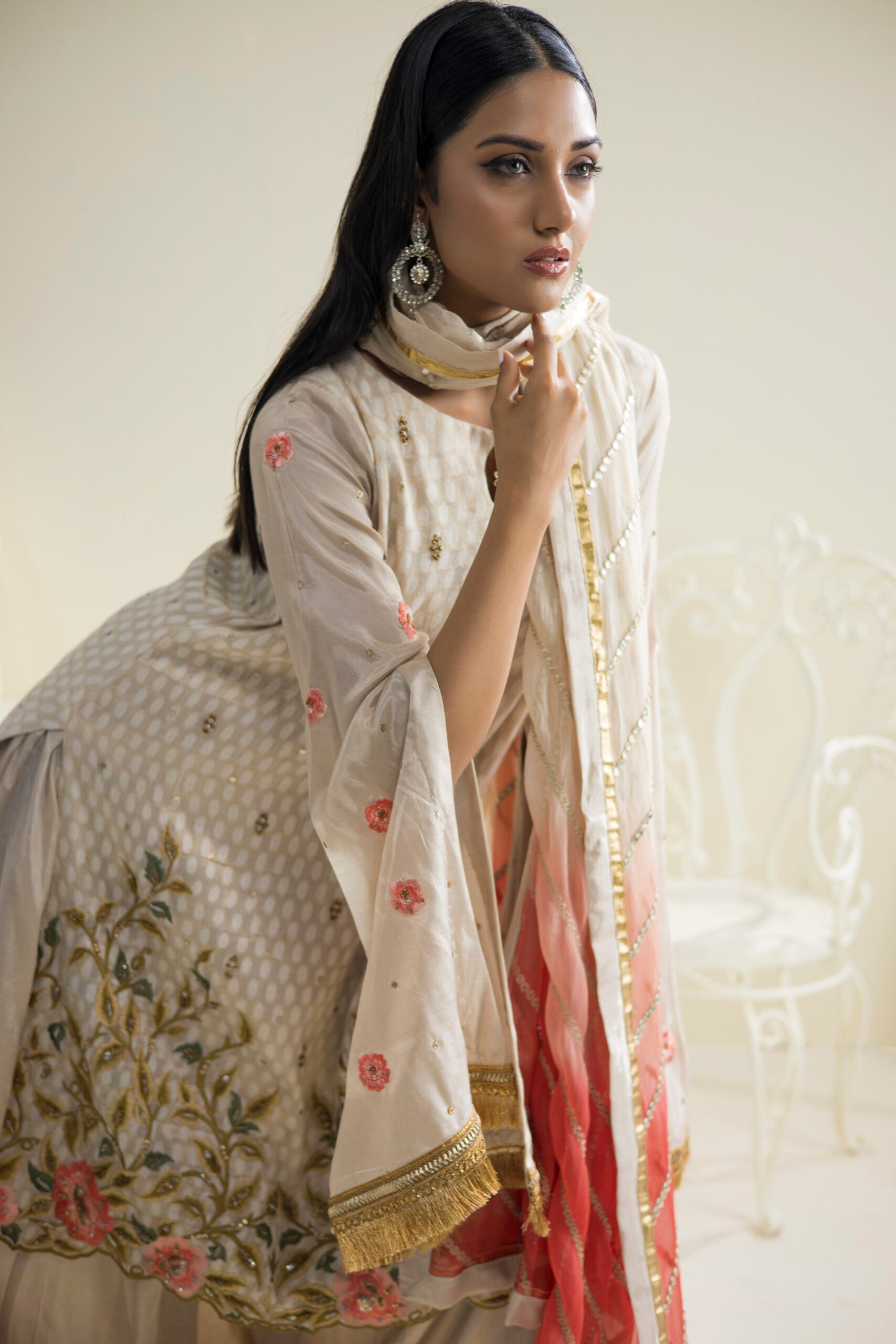 Farhat Jahan | Luxury Pret | Qainaat by Farhat Jahan - Designer Dress - Type: Formal - Available at Sana Yasir - 100% Original