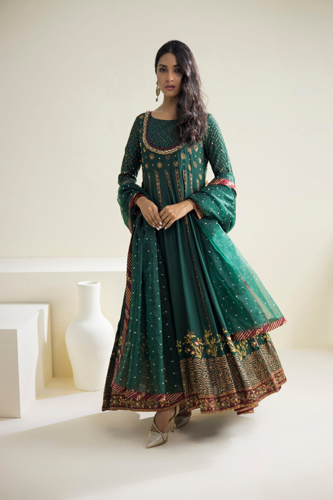 Farhat Jahan | Luxury Pret | Reyah by Farhat Jahan - Designer Dress - Type: Formal - Available at Sana Yasir - 100% Original