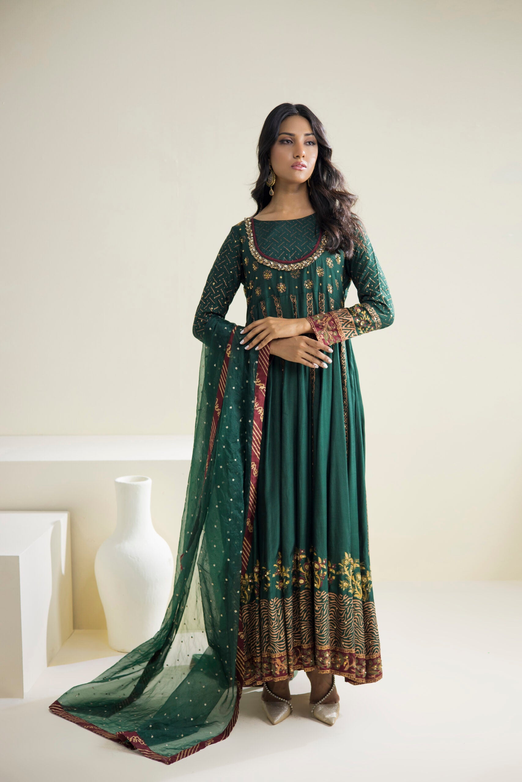Farhat Jahan | Luxury Pret | Reyah by Farhat Jahan - Designer Dress - Type: Formal - Available at Sana Yasir - 100% Original