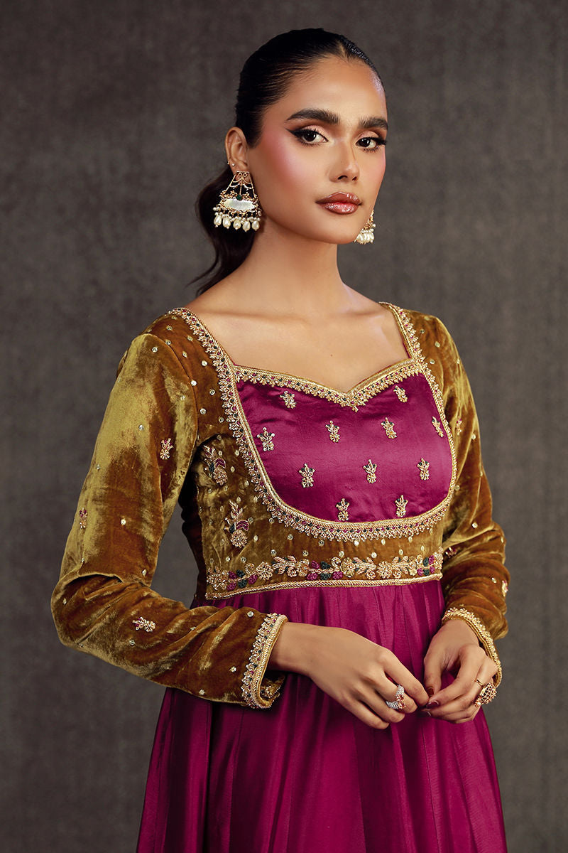 Fatima Khan | Anan Velvet Edit | Heyam by Fatima Khan - Designer Dress - Type: Ladies Clothes - Available at Sana Yasir - 100% Original