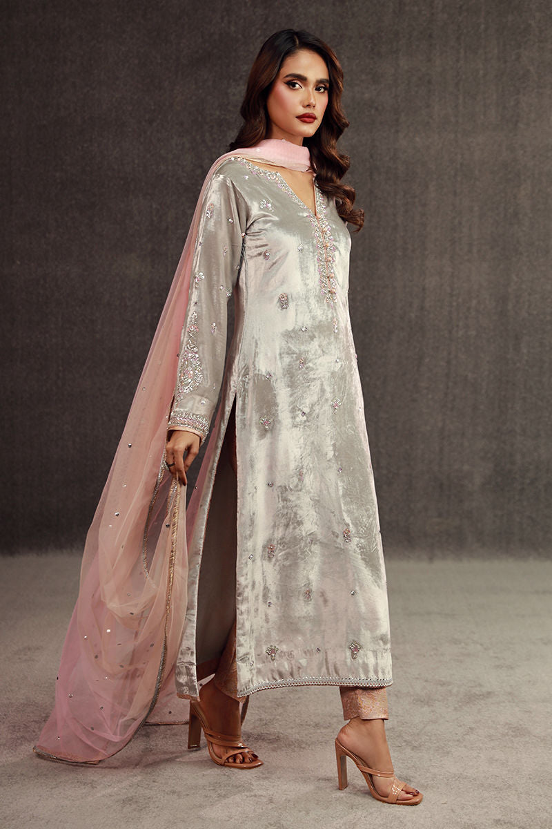 Fatima Khan | Anan Velvet Edit | Jiba by Fatima Khan - Designer Dress - Type: Ladies Clothes - Available at Sana Yasir - 100% Original
