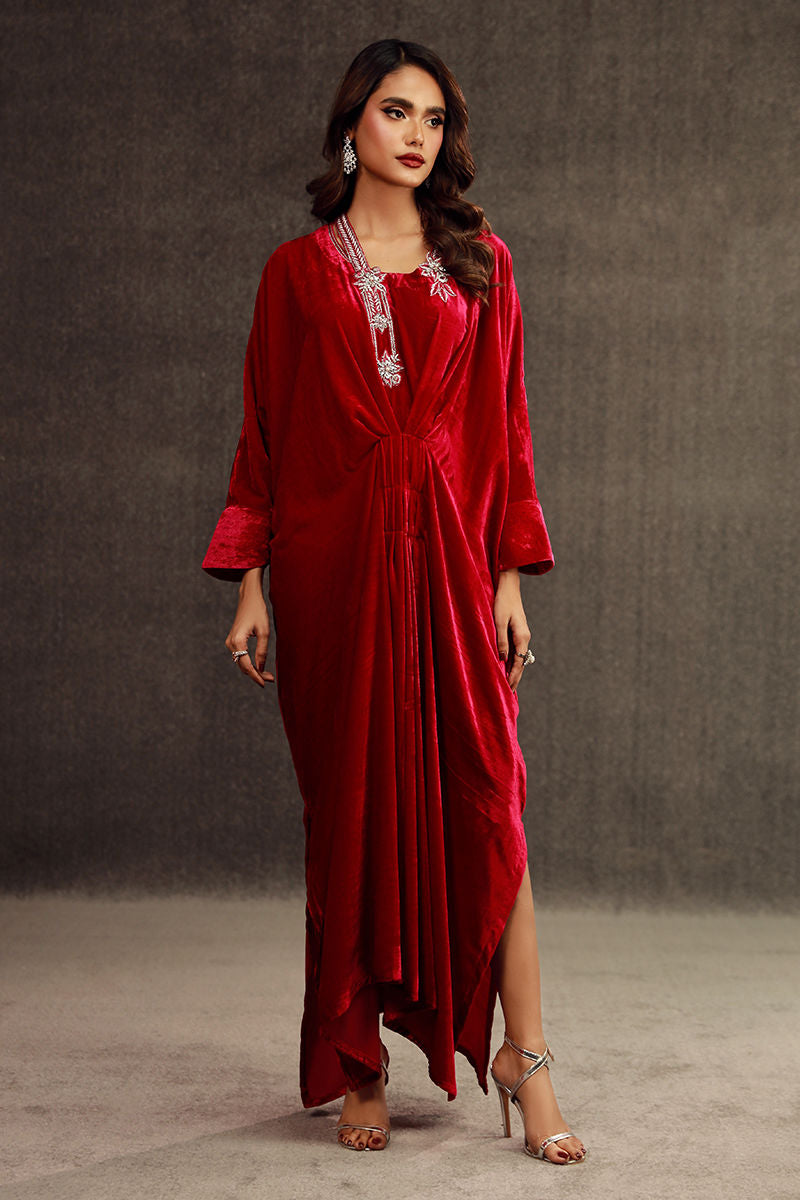 Fatima Khan | Anan Velvet Edit | Maysa by Fatima Khan - Designer Dress - Type: Ladies Clothes - Available at Sana Yasir - 100% Original