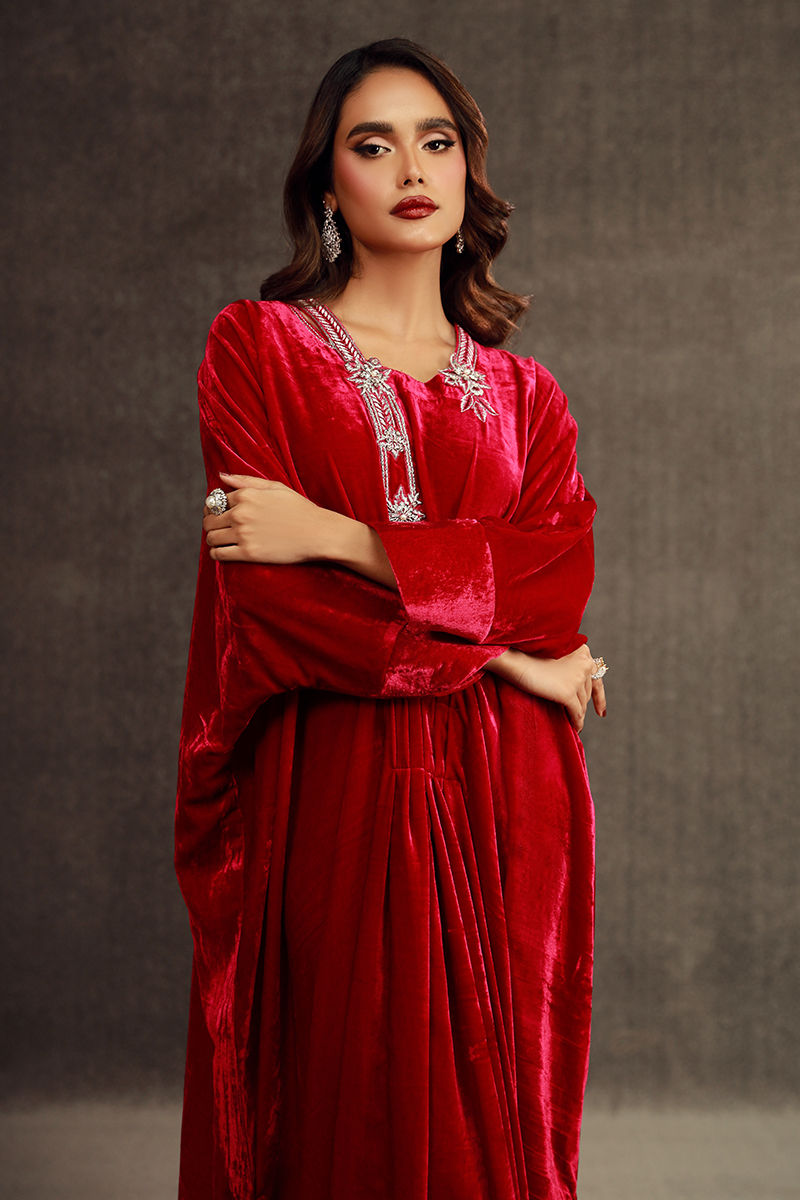 Fatima Khan | Anan Velvet Edit | Maysa by Fatima Khan - Designer Dress - Type: Ladies Clothes - Available at Sana Yasir - 100% Original