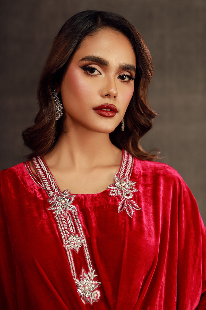 Fatima Khan | Anan Velvet Edit | Maysa by Fatima Khan - Designer Dress - Type: Ladies Clothes - Available at Sana Yasir - 100% Original