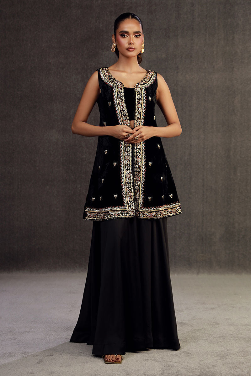 Fatima Khan | Anan Velvet Edit | Saman by Fatima Khan - Designer Dress - Type: Ladies Clothes - Available at Sana Yasir - 100% Original