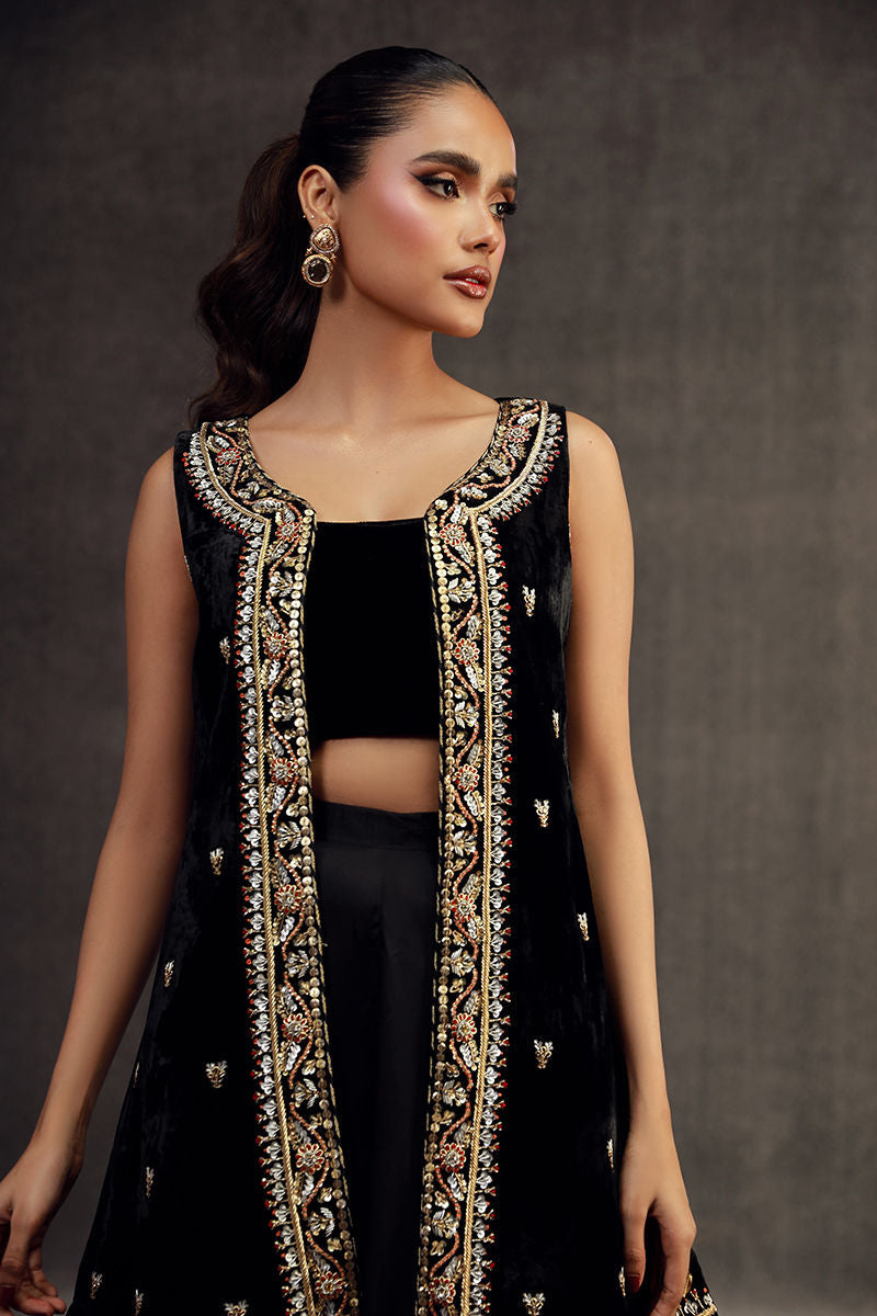 Fatima Khan | Anan Velvet Edit | Saman by Fatima Khan - Designer Dress - Type: Ladies Clothes - Available at Sana Yasir - 100% Original