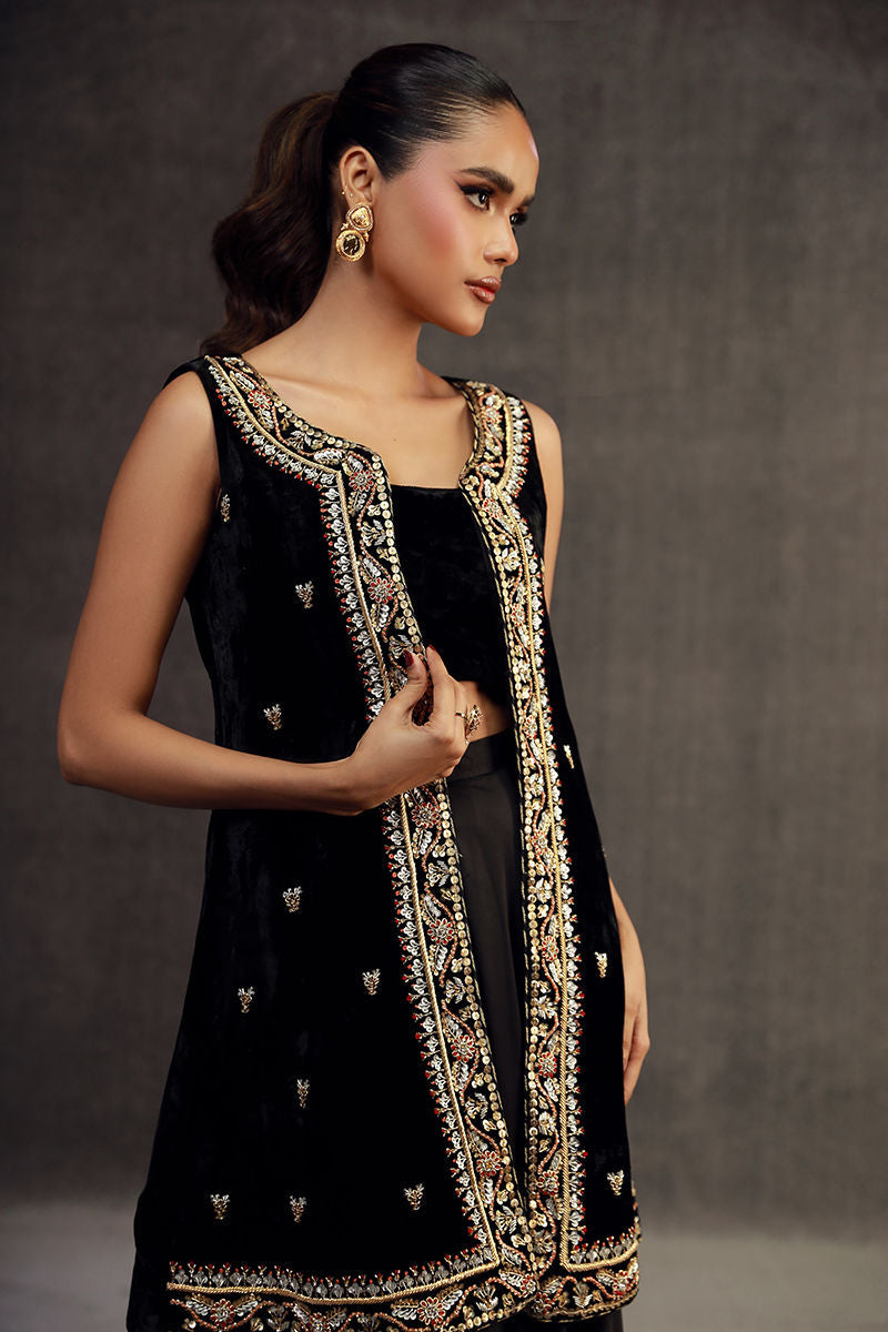 Fatima Khan | Anan Velvet Edit | Saman by Fatima Khan - Designer Dress - Type: Ladies Clothes - Available at Sana Yasir - 100% Original