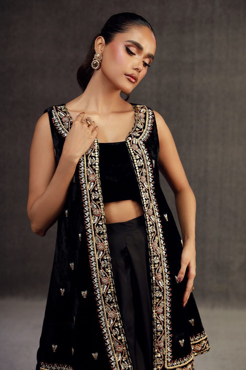 Fatima Khan | Anan Velvet Edit | Saman by Fatima Khan - Designer Dress - Type: Ladies Clothes - Available at Sana Yasir - 100% Original