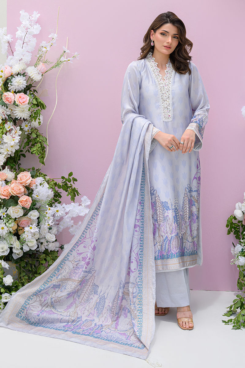 Fatima Khan | Eid Digital Silk Prints |  Dawn by Fatima Khan - Designer Dress - Type: Ladies Clothes - Available at Sana Yasir - 100% Original