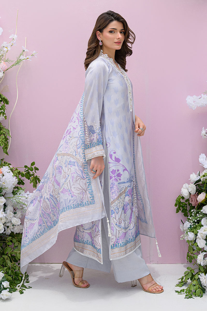 Fatima Khan | Eid Digital Silk Prints |  Dawn by Fatima Khan - Designer Dress - Type: Ladies Clothes - Available at Sana Yasir - 100% Original