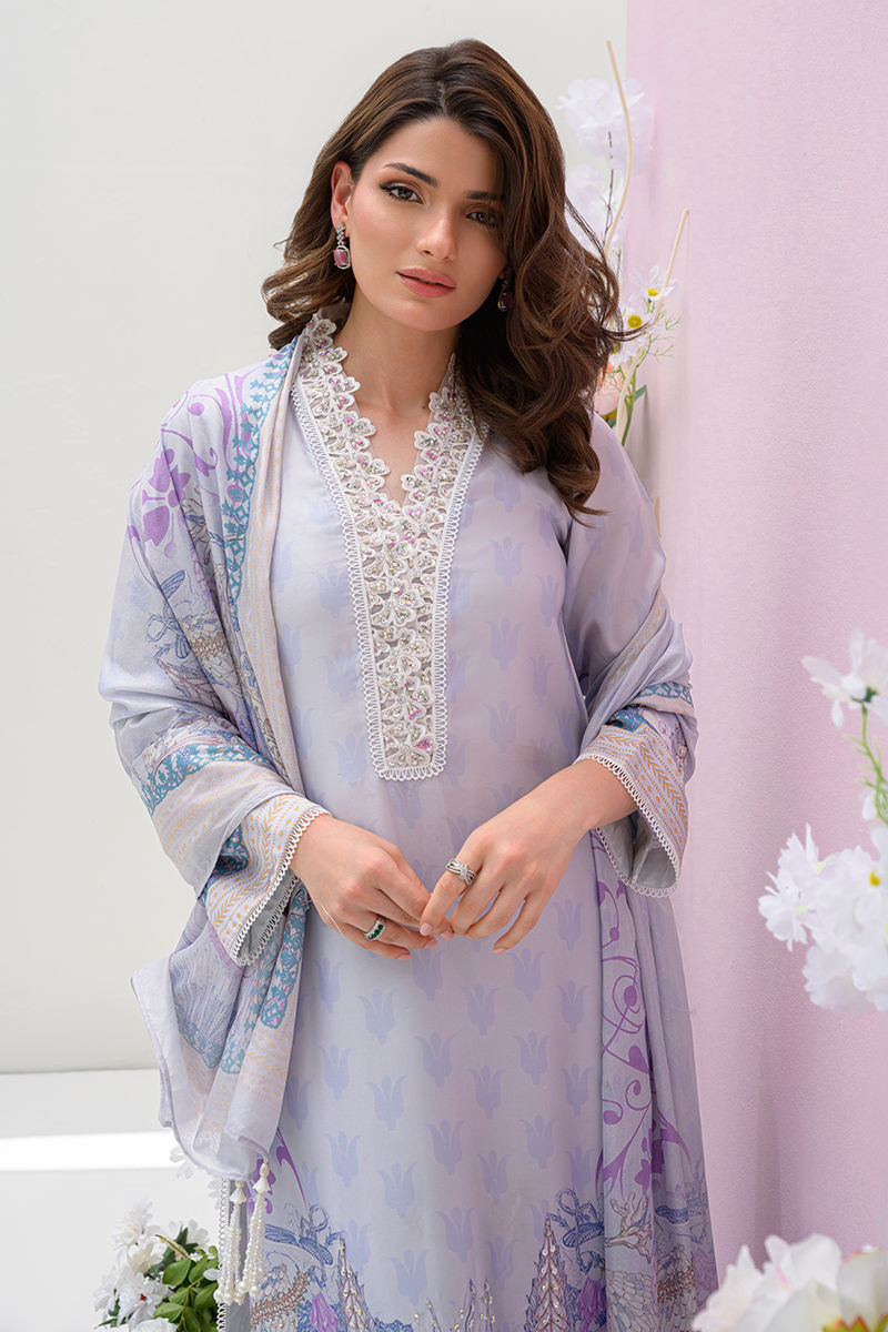 Fatima Khan | Eid Digital Silk Prints |  Dawn by Fatima Khan - Designer Dress - Type: Ladies Clothes - Available at Sana Yasir - 100% Original