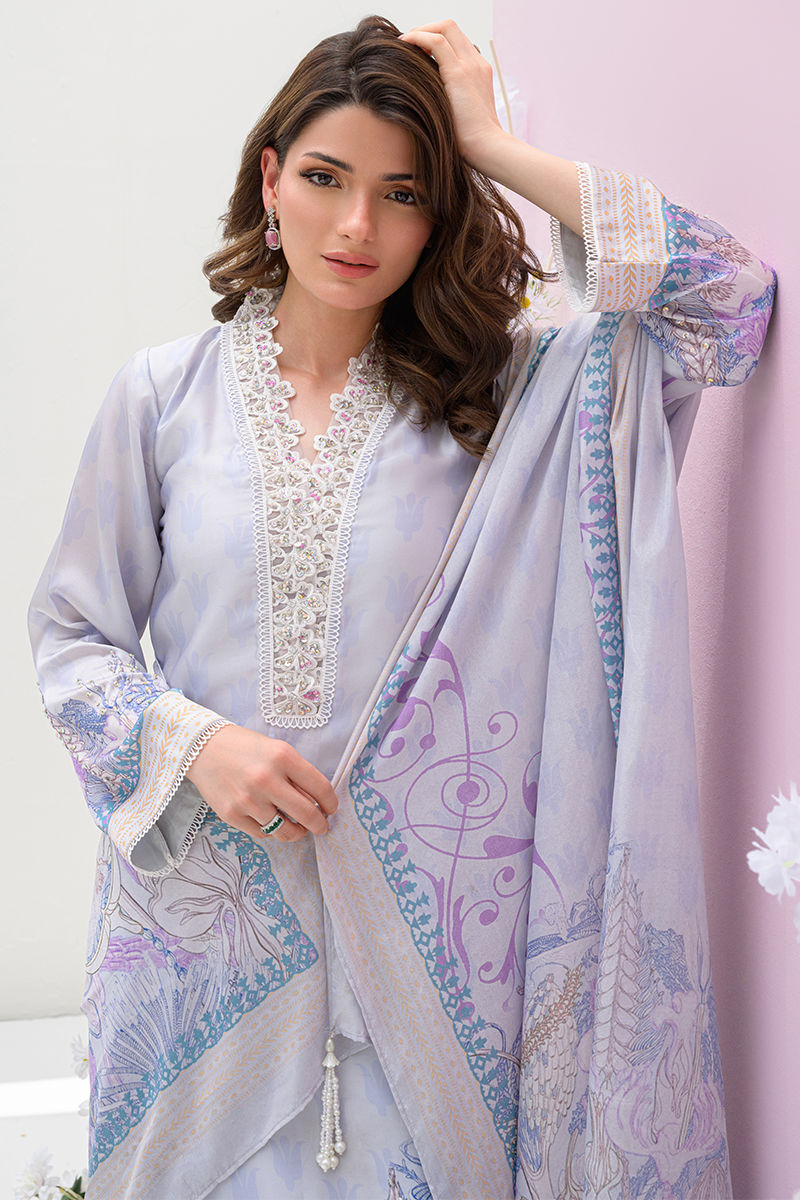 Fatima Khan | Eid Digital Silk Prints |  Dawn by Fatima Khan - Designer Dress - Type: Ladies Clothes - Available at Sana Yasir - 100% Original