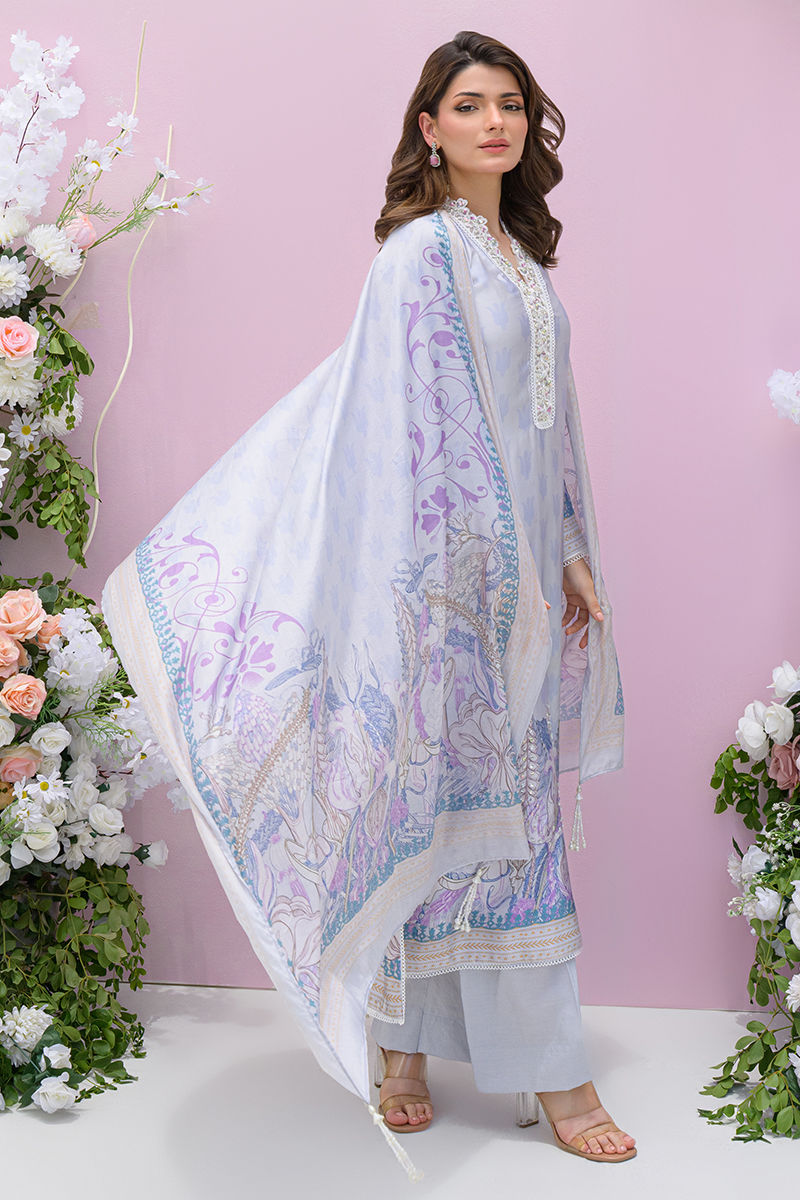 Fatima Khan | Eid Digital Silk Prints |  Dawn by Fatima Khan - Designer Dress - Type: Ladies Clothes - Available at Sana Yasir - 100% Original