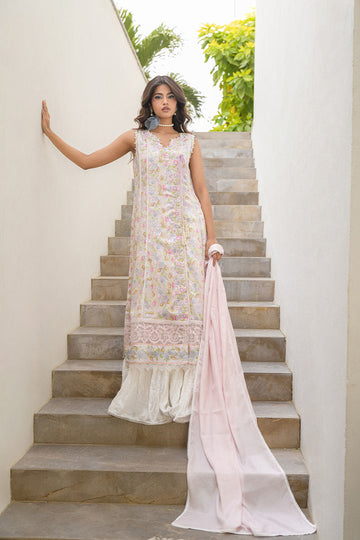 Fatima Khan | Eid Digital Silk Prints |   Flora by Fatima Khan - Designer Dress - Type: Ladies Clothes - Available at Sana Yasir - 100% Original