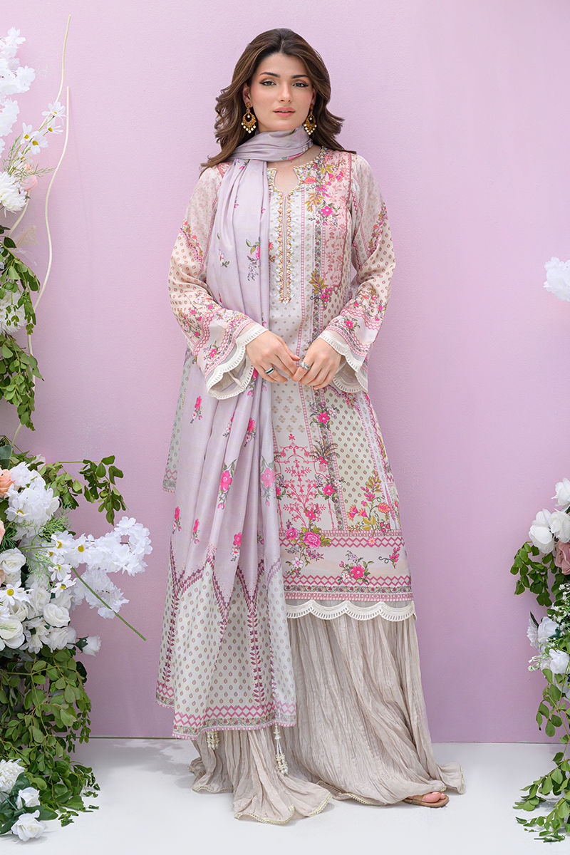 Fatima Khan | Eid Digital Silk Prints |   Floralia by Fatima Khan - Designer Dress - Type: Ladies Clothes - Available at Sana Yasir - 100% Original