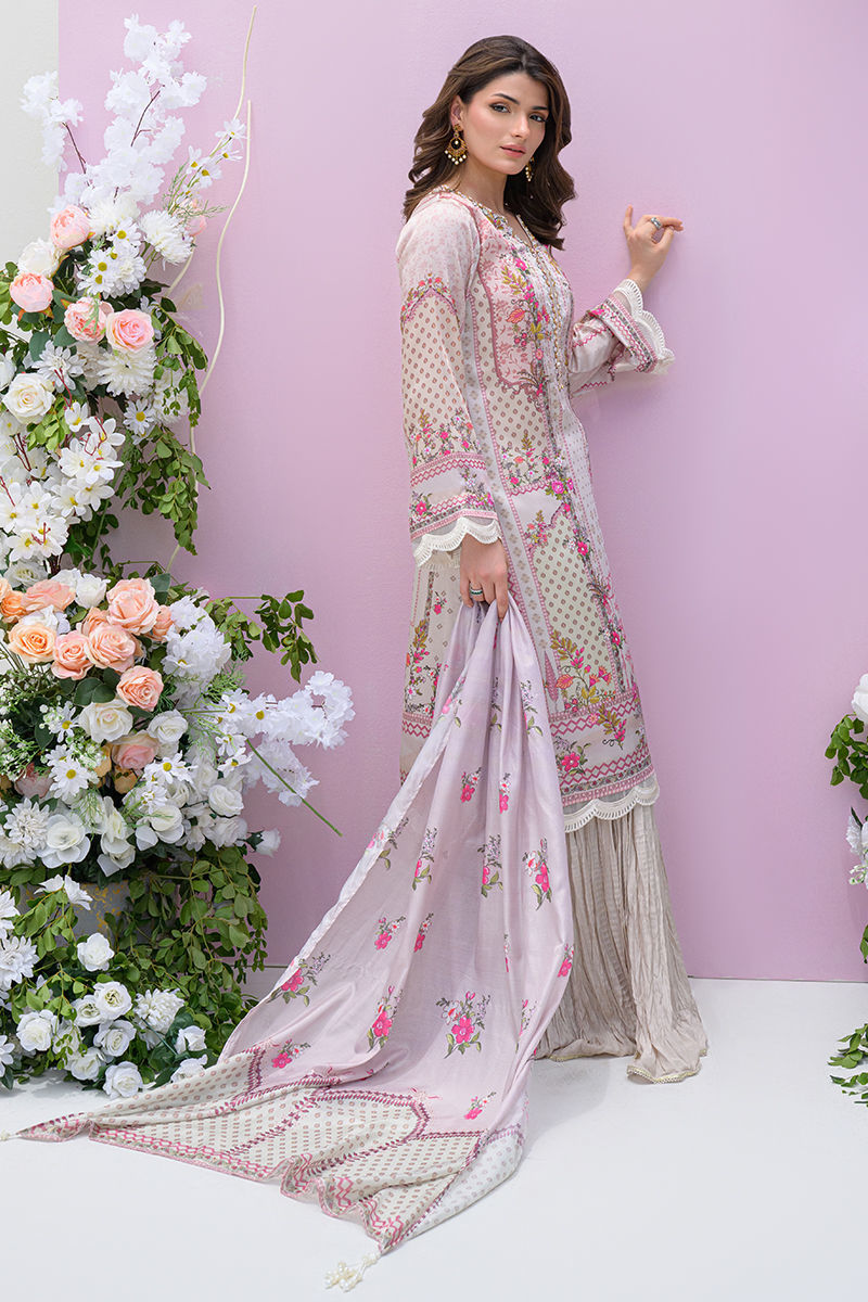 Fatima Khan | Eid Digital Silk Prints |   Floralia by Fatima Khan - Designer Dress - Type: Ladies Clothes - Available at Sana Yasir - 100% Original