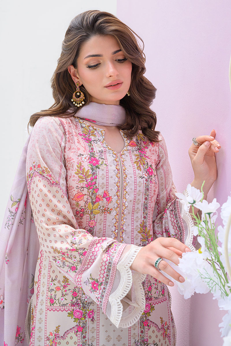 Fatima Khan | Eid Digital Silk Prints |   Floralia by Fatima Khan - Designer Dress - Type: Ladies Clothes - Available at Sana Yasir - 100% Original